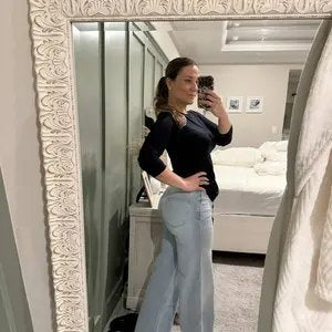 Sculpt Mid-Rise Jeans worn in real life