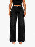 Black BBL Curve Wide-Leg Jeans — vertical format
