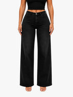 Black BBL Curve Wide-Leg Jeans — vertical format