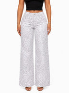 Leopard BBL Curve Wide-Leg Jeans — vertical format