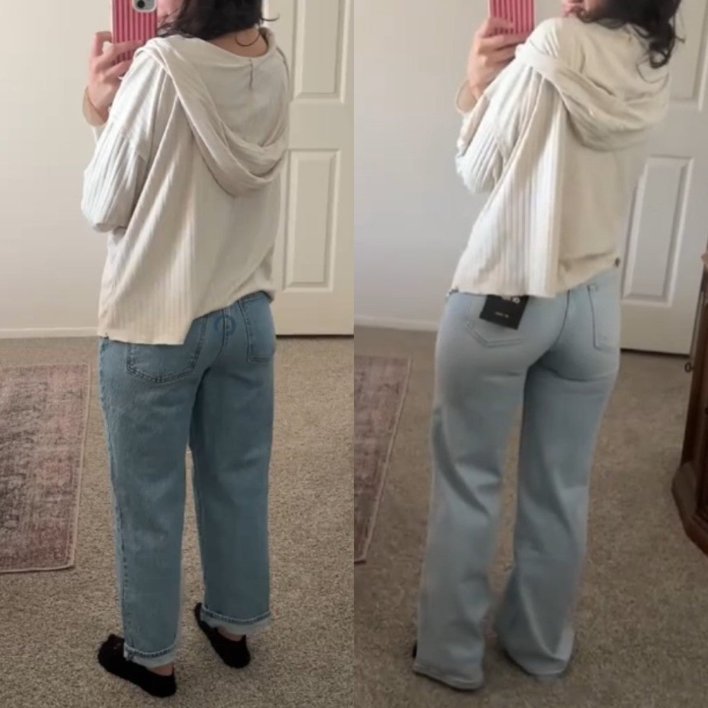 BBL Curve Jeans styling and fit photo