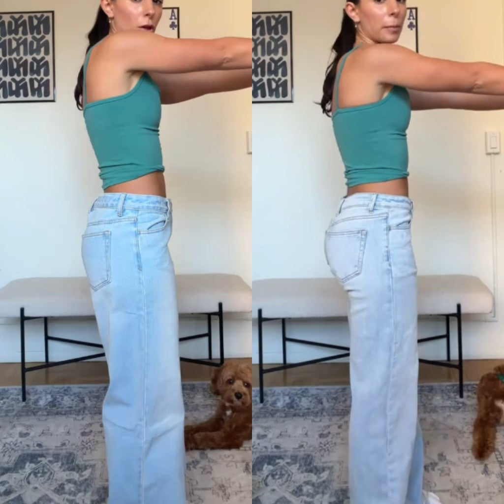 BBL Curve Jeans styling and fit photo